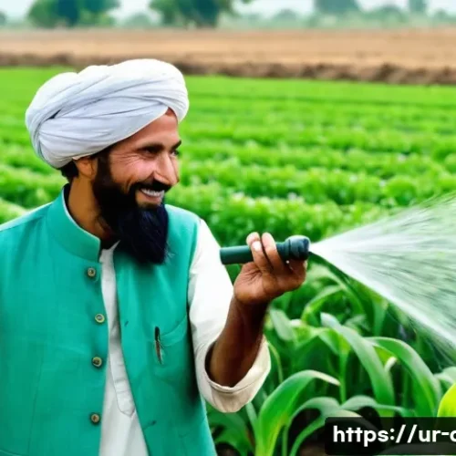 농업기술 관련 현장 세미나 정보 - **Prompt 1: Water-Wise Farming with Drip Irrigation and Sprinklers**
    "A vibrant, wide-angle shot...